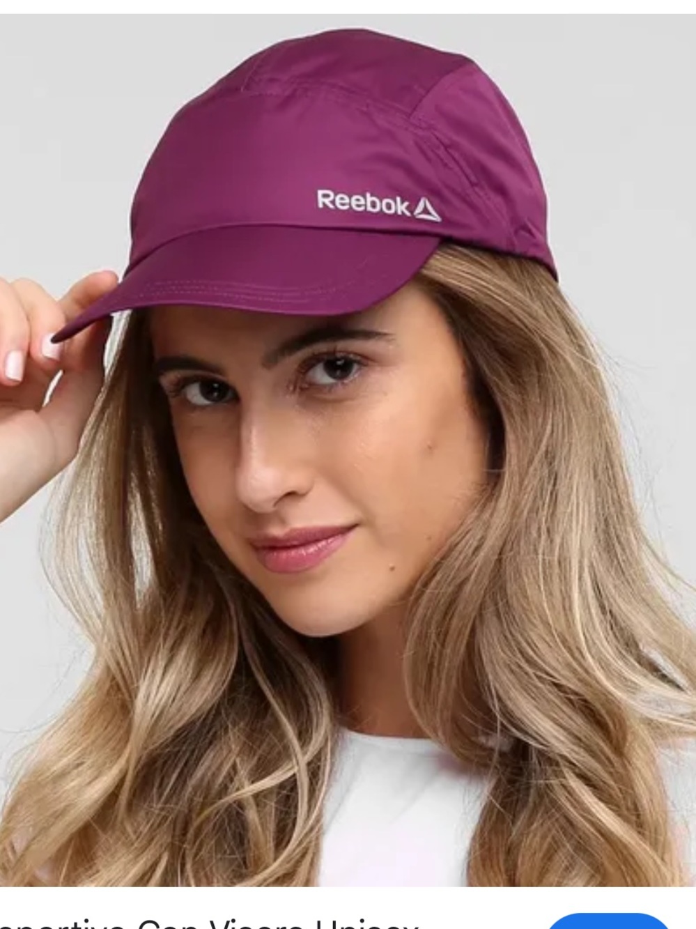 Reebok Magenta Adjustable Strapback Hat